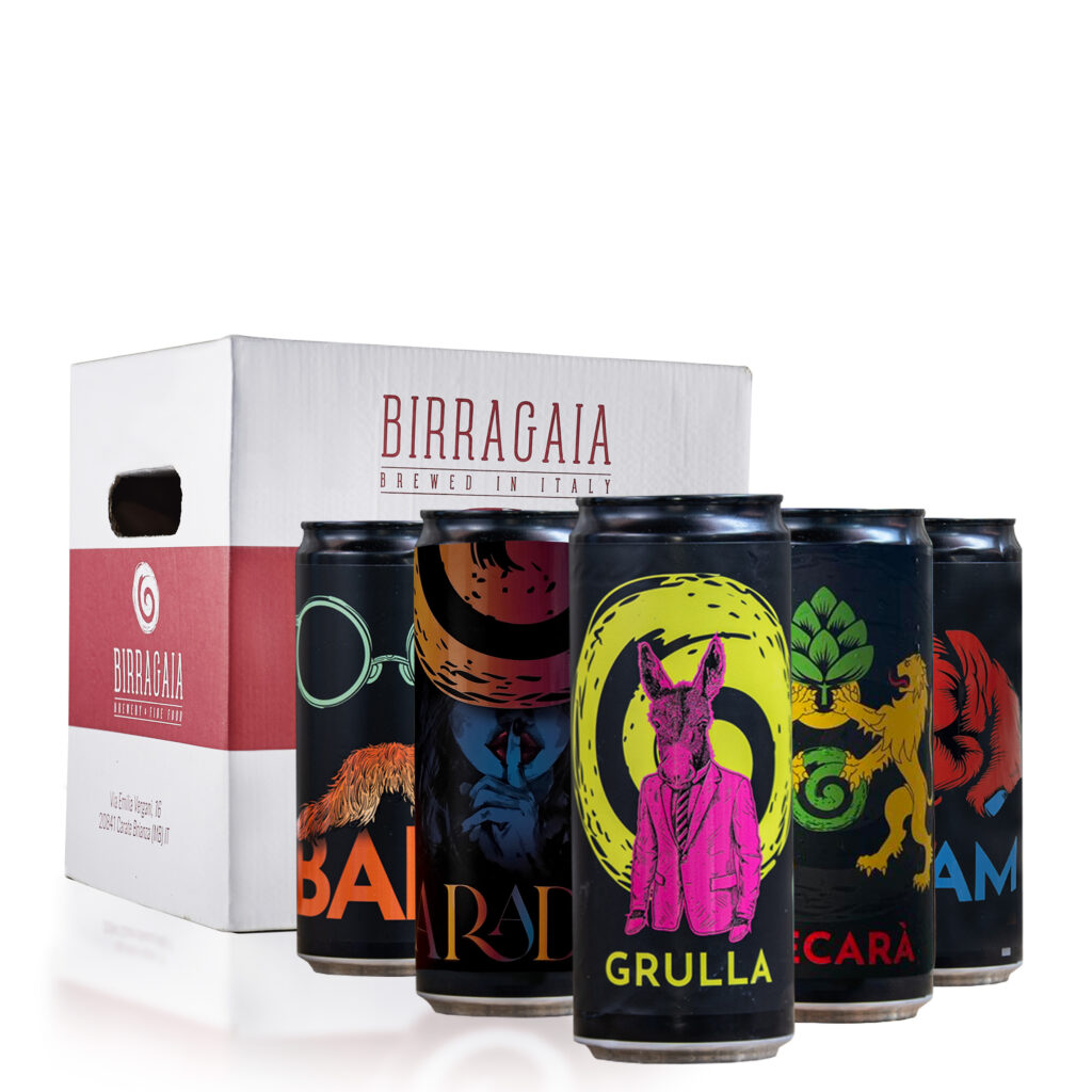 box degustazione lattine