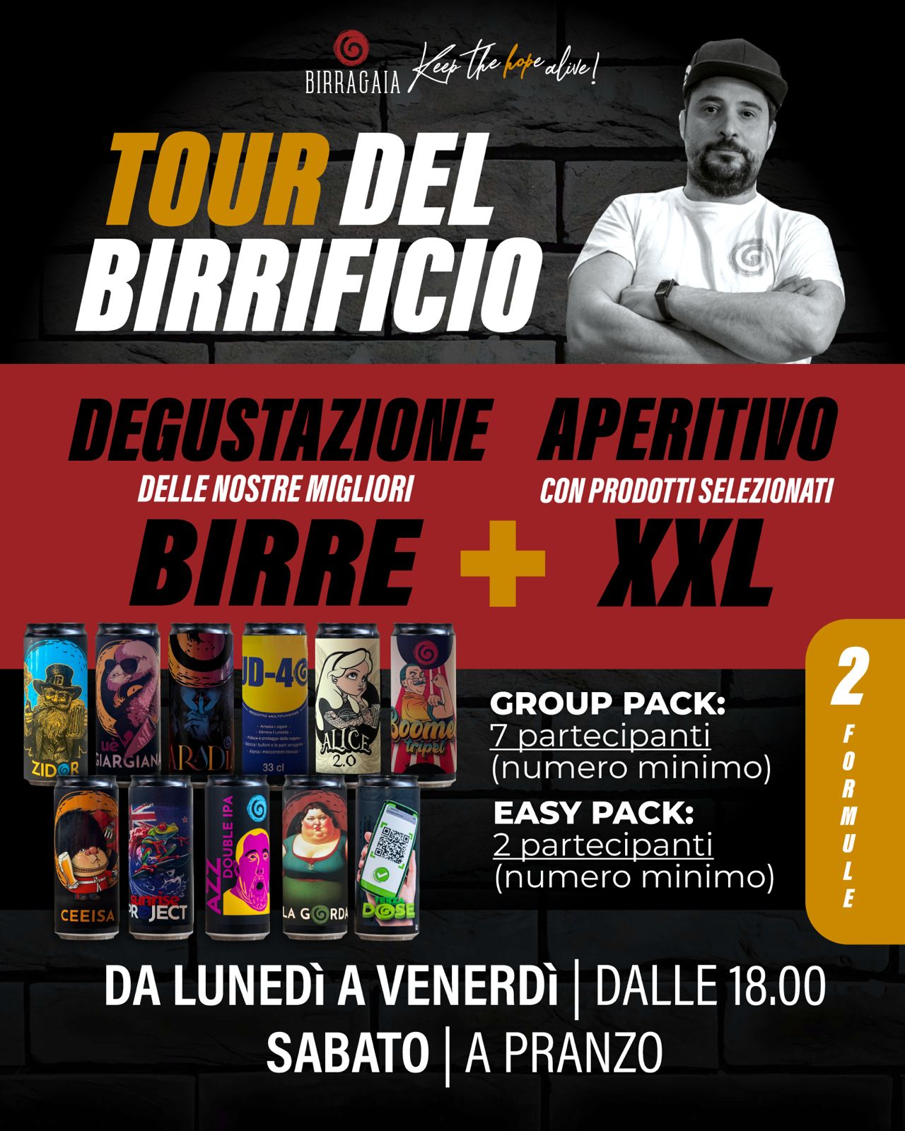 degustazione e tour del birrificio Birra Gaia a Carate Brianza